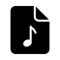 FILE music glyphs icon