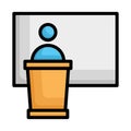 File, notes Vector icon which can easily modify