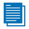 File, notes Vector icon which can easily modify