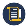 File, notes Vector icon which can easily modify