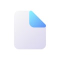 File pixel perfect flat gradient color ui icon Royalty Free Stock Photo