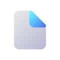File pixel perfect flat gradient two-color ui icon Royalty Free Stock Photo