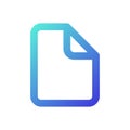 File pixel perfect gradient linear ui icon Royalty Free Stock Photo