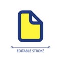 File pixel perfect RGB color ui icon Royalty Free Stock Photo