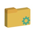file preferences Color Vector Icon which can easily modify or edit Royalty Free Stock Photo