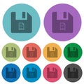File properties color darker flat icons