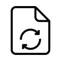 FILE RELOAD line VECTOR icon