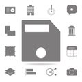 file save icon. web icons universal set for web and mobile Royalty Free Stock Photo