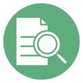 File scanning Isolated Vector Icon which can easily modify Royalty Free Stock Photo