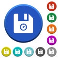 File size beveled buttons