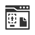 File submit interface icon