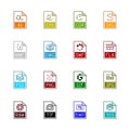 File type icons: Graphics - Linne Color