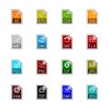 File type icons: Graphics - Linne Color