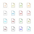 File type icons: Graphics - Linne UL Color