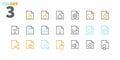 File UI Pixel Perfect Well-crafted Vector Thin Line Icons 48x48 Ready for 24x24 Grid for Web Graphics and Apps with Royalty Free Stock Photo