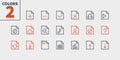 File UI Pixel Perfect Well-crafted Vector Thin Line Icons 48x48 Ready for 24x24 Grid for Web Graphics and Apps with Royalty Free Stock Photo