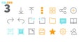 File UI Pixel Perfect Well-crafted Vector Thin Line Icons 48x48 Ready for 24x24 Grid for Web Graphics and Apps with Royalty Free Stock Photo