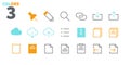 File UI Pixel Perfect Well-crafted Vector Thin Line Icons 48x48 Ready for 24x24 Grid for Web Graphics and Apps with Royalty Free Stock Photo