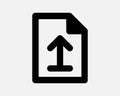 File Uploader Upload Document Arrow Send Forward Email Attach Doc Cloud Transfer Storage Up Load Share Files Folder Uploading Royalty Free Stock Photo