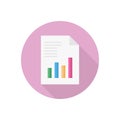 File vector color flat icon Royalty Free Stock Photo