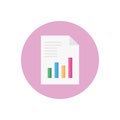 File vector color flat icon Royalty Free Stock Photo