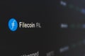 Filecoin on cryptocurrency exchange market . A cryptocurrency is a digital or virtual currency that uses cryptography for security