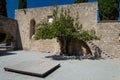 Filerimos Acropolis Rhodes island, Greece. Royalty Free Stock Photo