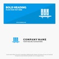 Files, Archive, Data, Database, Documents, Folders, Storage SOlid Icon Website Banner and Business Logo Template