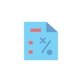 Files colored icon. Simple colored element illustration. Files concept symbol design from Business strategy set. Can be used for Royalty Free Stock Photo
