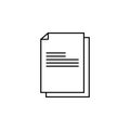 Files documents, data icon. vector