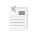 files flat vector  icon Royalty Free Stock Photo