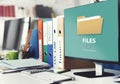 Files Folder Data Document Storage Concept Royalty Free Stock Photo