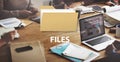 Files Folder Data Document Storage Concept Royalty Free Stock Photo