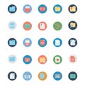 Files and Folder Isolated vector Icons Set Every Folder or files Icons Can be easily Color modified or edited in any style or Col Royalty Free Stock Photo