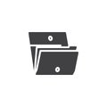 Files folder vector icon