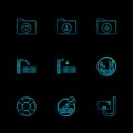files , folders , globe , world , stars , eps icons set vector
