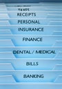 Files Insurance Finance Royalty Free Stock Photo