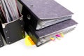 Files in the office folders Royalty Free Stock Photo