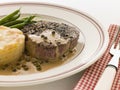 Filet Mignon au Poirve' with French Beans