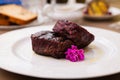 Filet mignon meal Royalty Free Stock Photo