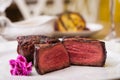 Filet mignon meal Royalty Free Stock Photo