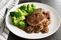 Filet Mignon in Mushroom Wine Sauce Royalty Free Stock Photo