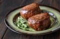 Filet mignon on the plate Royalty Free Stock Photo