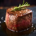 Filet Mignon Grill steak medium rare juicy, AI Generative