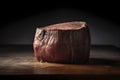 Filet mignon: a tender, lean cut of beef from the tenderloin