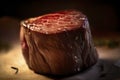 Filet mignon: a tender, lean cut of beef from the tenderloin