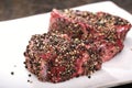 Filet minon with dry spice rub Royalty Free Stock Photo