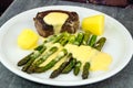 Filet staek asparagus Royalty Free Stock Photo