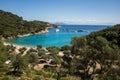 Filiatro bay and beach on Greek island Ithaca Royalty Free Stock Photo