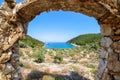 Filiatro Beach Ithaca Island Greece Ithaka or Ithaki Royalty Free Stock Photo